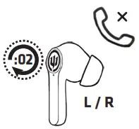 wickedaudio WI TW525X Apoc TWS Earbuds - Voice Assistan3