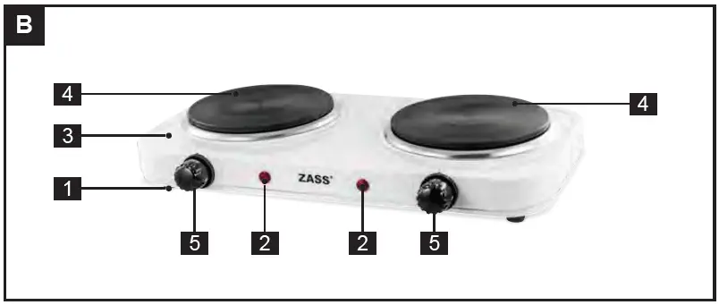 ZASS ZHP 04A Electric Hob Instruction Manual-2
