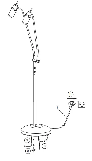 LeuchtenDireckt 11937-55 LED Floor Lamp - fig