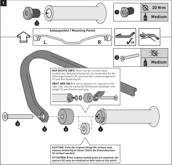 SW-MOTECH HPR.00.220.20000 Handguard Mount Kits-fig5