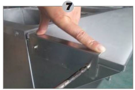 SERV IT 423EST5WE Electric Open Well Steam Tables User Manual - Using screws (#I)