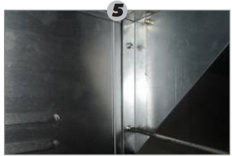 SERV IT 423EST5WE Electric Open Well Steam Tables User Manual - Using screws