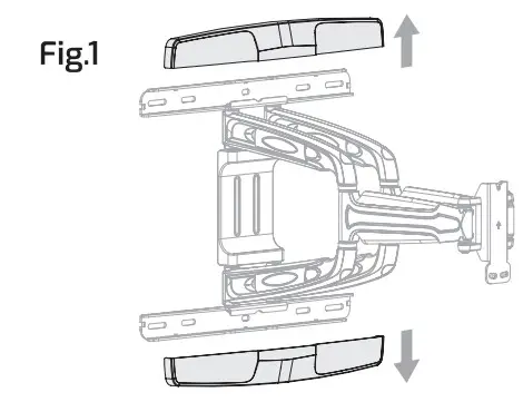 THOR 28022T 80-Inch Max Full Motion Heavy Duty Wall Mount - Figure 1
