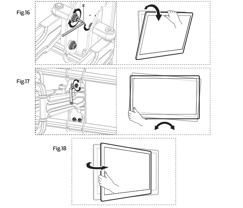 THOR 28022T 80-Inch Max Full Motion Heavy Duty Wall Mount - Figure 10