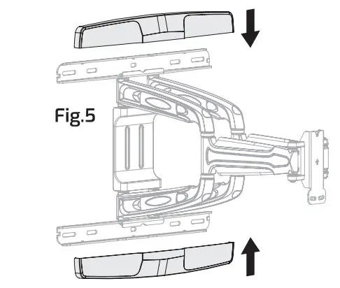THOR 28022T 80-Inch Max Full Motion Heavy Duty Wall Mount - Figure 4
