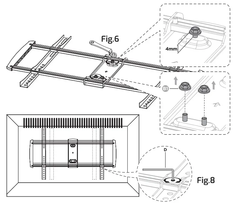 THOR 28022T 80-Inch Max Full Motion Heavy Duty Wall Mount - Figure 5