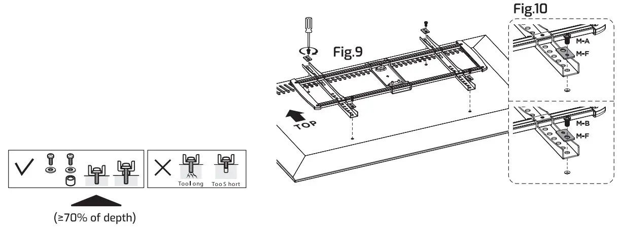 THOR 28022T 80-Inch Max Full Motion Heavy Duty Wall Mount - Figure 6