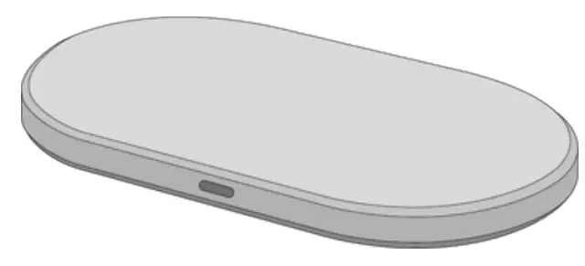 OAKYWOOD QI Compatible Dual Wireless Charger-fig1