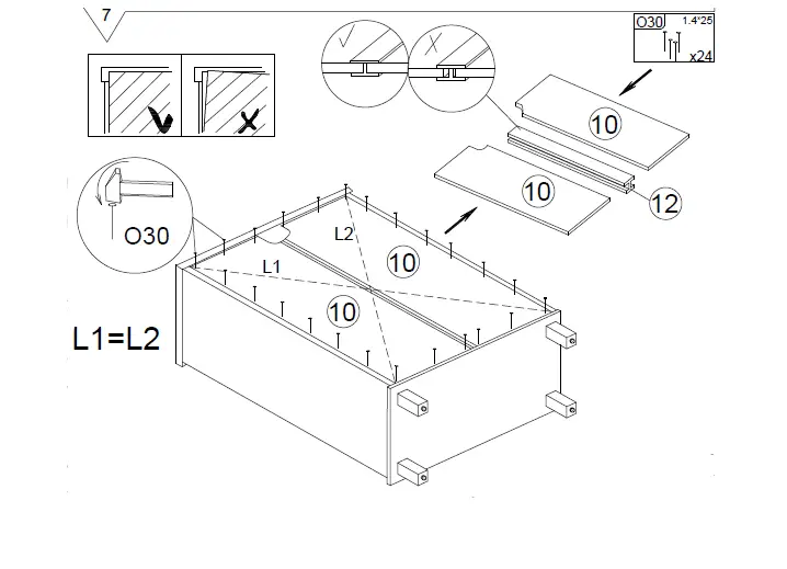 Home 34 cm Affair Bathroom Cabinet Westa-11