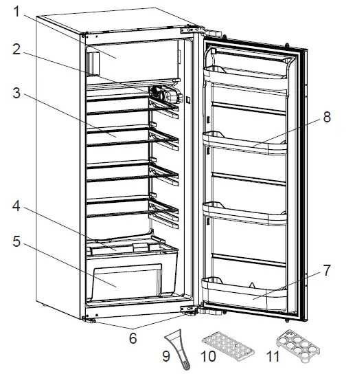 Respekta-KS1224-Built-in-Refrigerator-01