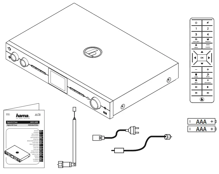 hama DIT2006BT Digital HiFi Tuner - fig