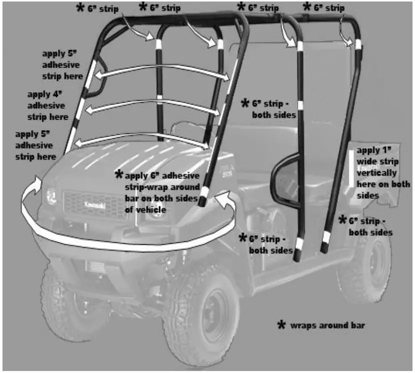 FALCON-RIDGE-KAW-4010TRANS-FC04-Kawasaki-4010-Trans-Full-Cab-Enclosure-with-Aero-Vent-Lexan-Windshield-FIG-1
