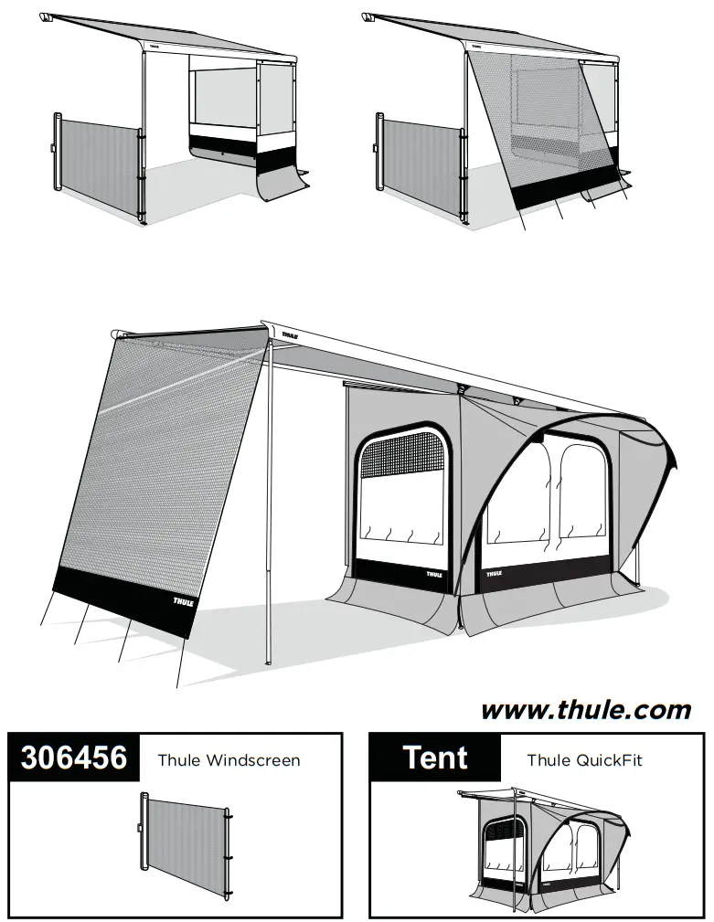 THULE 306515 Rain Blocker G2 Side Fig10