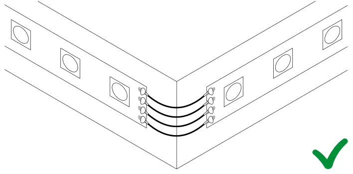ARTECTA RIBBON2835 Strip LED 24V Blanc chaud 2700K 240 LEDsm 23550lm - cut line
