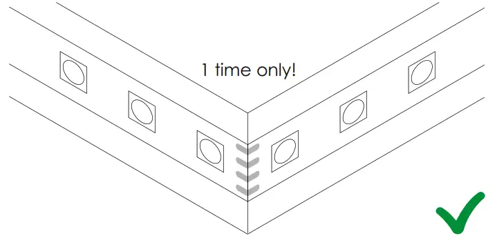 ARTECTA RIBBON2835 Strip LED 24V Blanc chaud 2700K 240 LEDsm 23550lm - surface