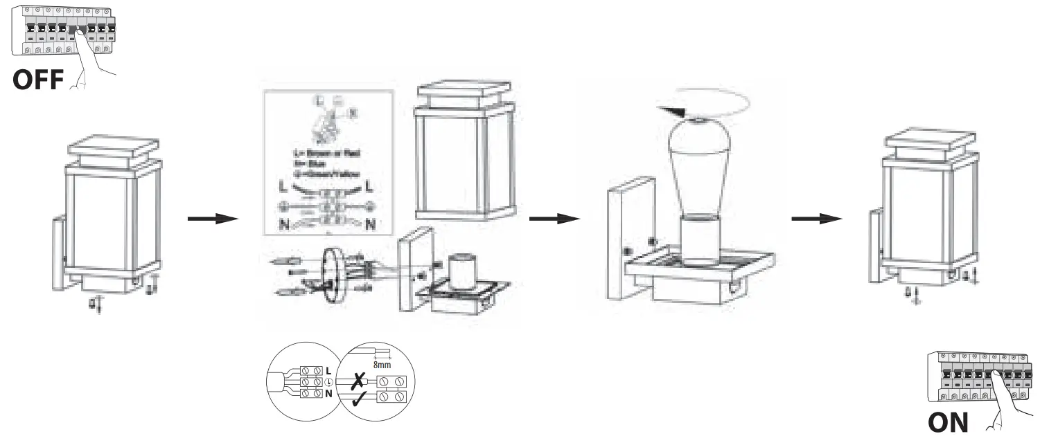KS VERLICHTING 7767 Boston Outdoor Wall Lamp fig 1
