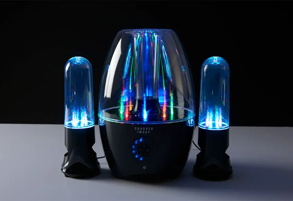 Sharper Image 207681 Lighted Dancing Water Speaker User Guide