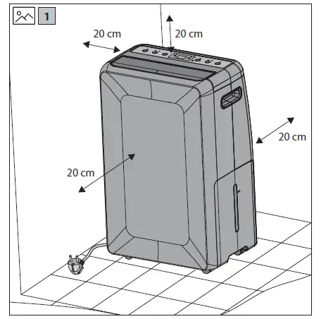 SHARP UD-P16E-W Dehumidifier-1