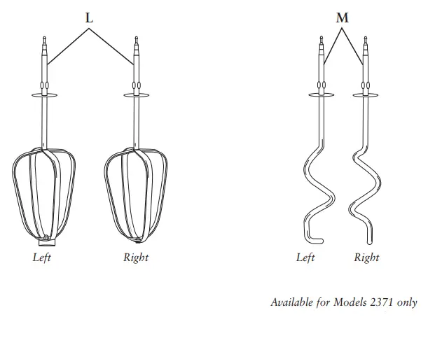 Sunbeam-2370-12-Speeds-Mixmaster-Stand-Mixer-Instruction-fig-2