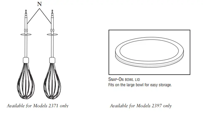 Sunbeam-2370-12-Speeds-Mixmaster-Stand-Mixer-Instruction-fig-3
