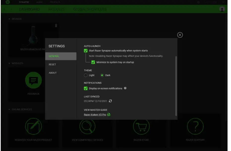 Razer Kraken V3 Pro HyperSense Wireless Gaming Headset-312