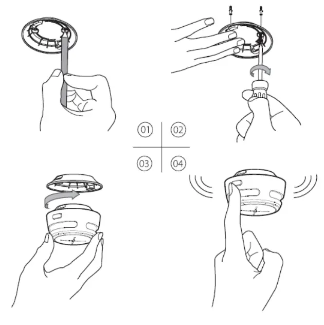 Aegislink S RF500 Wireless Interlinked Smoke Alarm-fig7