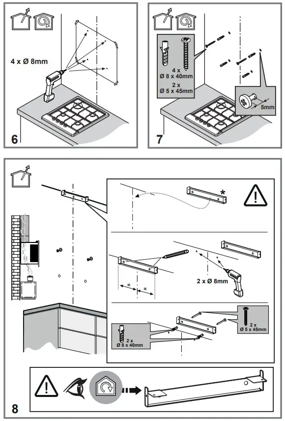 Bauknecht DBHVA Built-in Extractor Hood - fig4