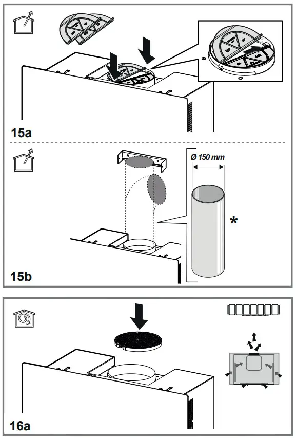 Bauknecht DBHVA Built-in Extractor Hood - fig8