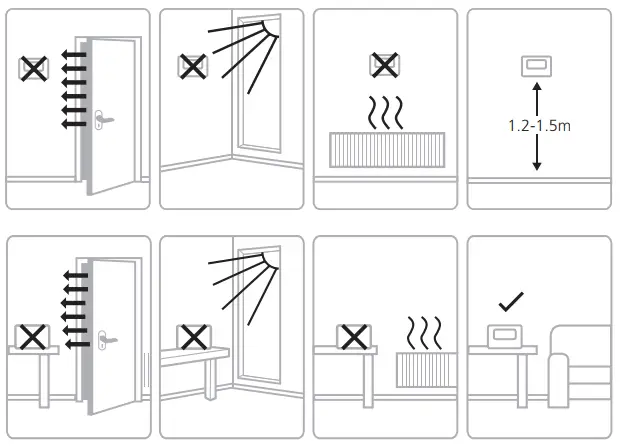 CENTER EHE0200322 RF Wireless 7 Day-Programmable-Thermostat-5