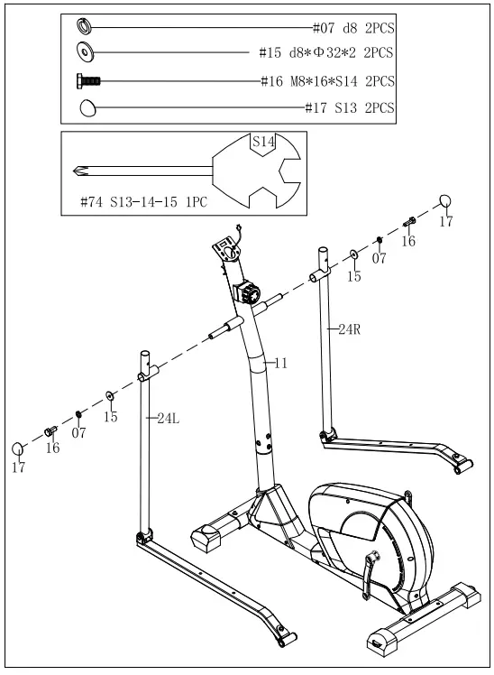 snode E16 Elliptical Machine - 5