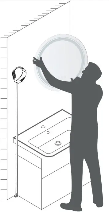 Bathroom Mirror Installation