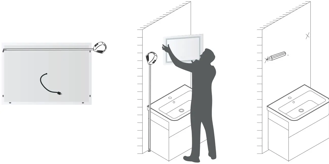 Bathroom Mirror Installation