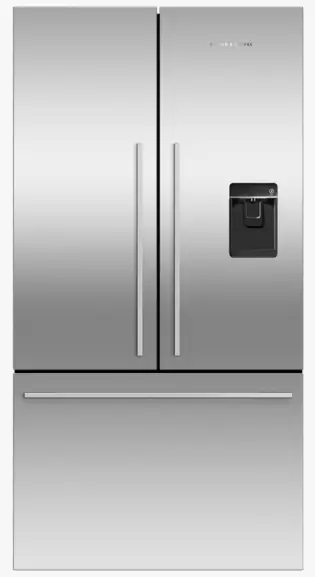 FISHER PAYKEL RF610ADUSX5 Freestanding French Door Refrigerator Freezer -