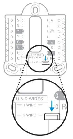 Honeywell T9 Smart Thermostat RCHT9510WFW2019 - Determine Correct R-Switch Position 3