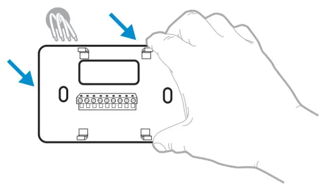 Honeywell T9 Smart Thermostat RCHT9510WFW2019 -Disconnect the wires and remove the old wall