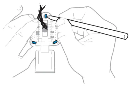 Honeywell T9 Smart Thermostat RCHT9510WFW2019 - Insert recommended wall anchors2