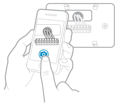 Honeywell T9 Smart Thermostat RCHT9510WFW2019 - Take a picture of your existing wall plate’s wiring