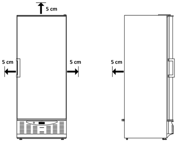 scandomestic KK 601 E KF 611 E Fridge - FIGURE 1