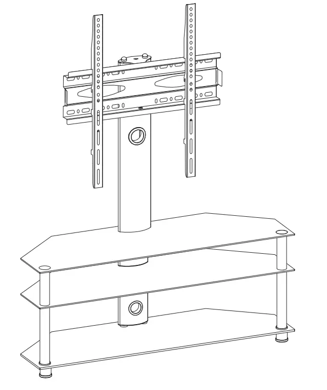 PERLESMITH TV Stand PSFS04 -
