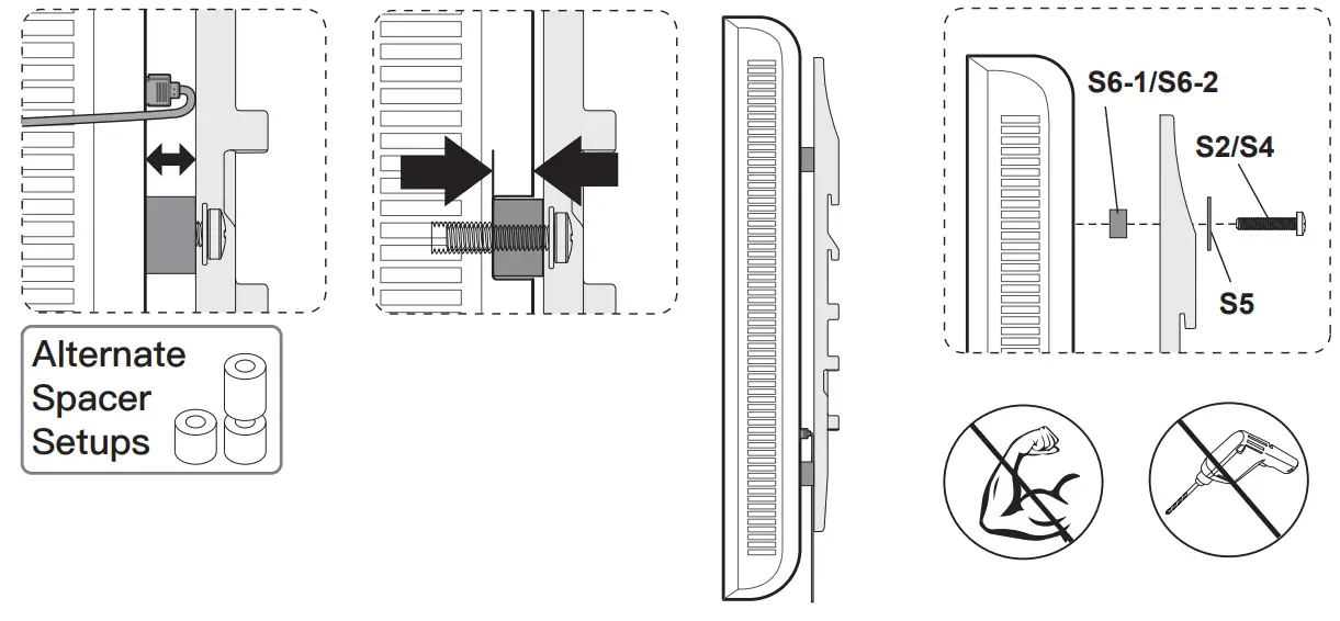 PERLESMITH TV Stand PSFS04 - Option D