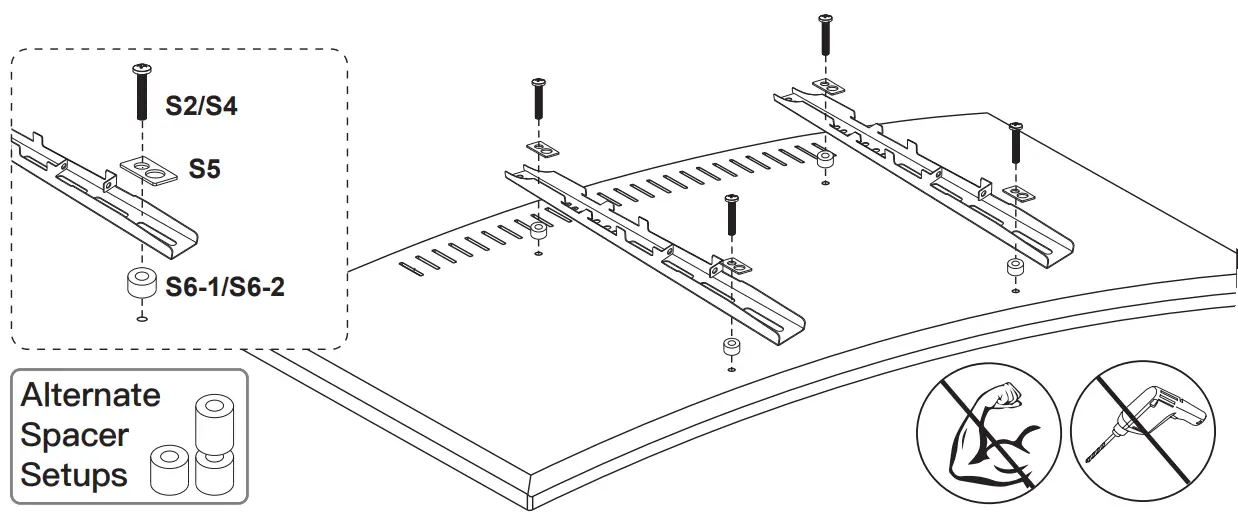 PERLESMITH TV Stand PSFS04 - Round