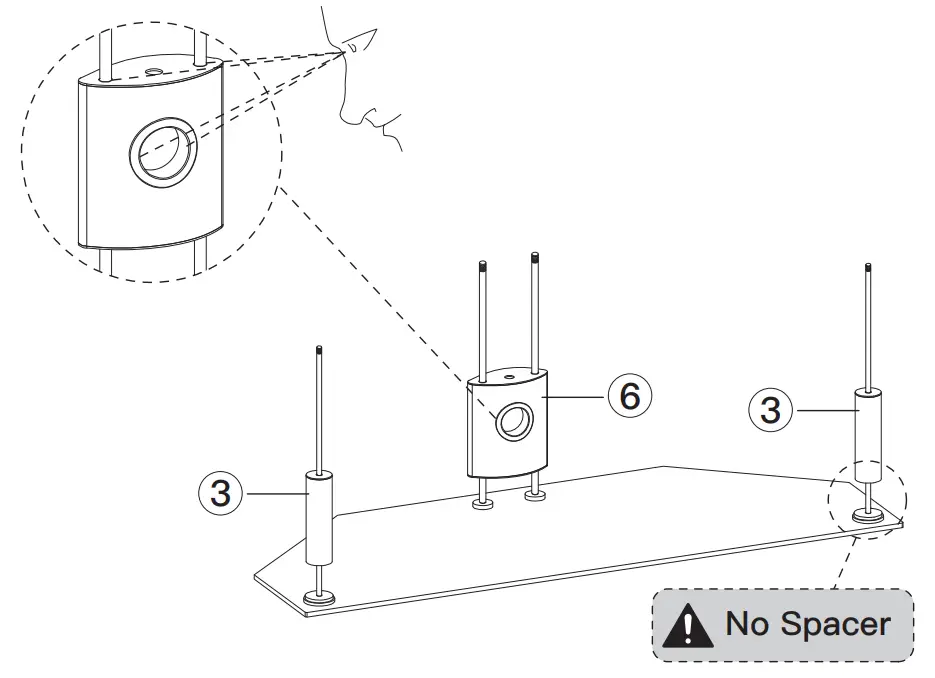 PERLESMITH TV Stand PSFS04 - Step 2 B