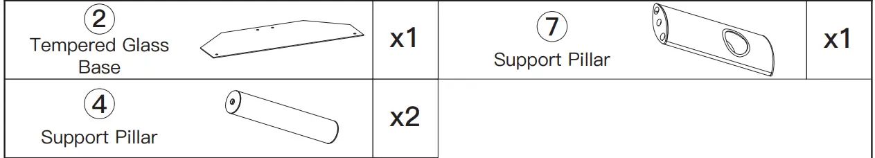 PERLESMITH TV Stand PSFS04 - Step 3 A