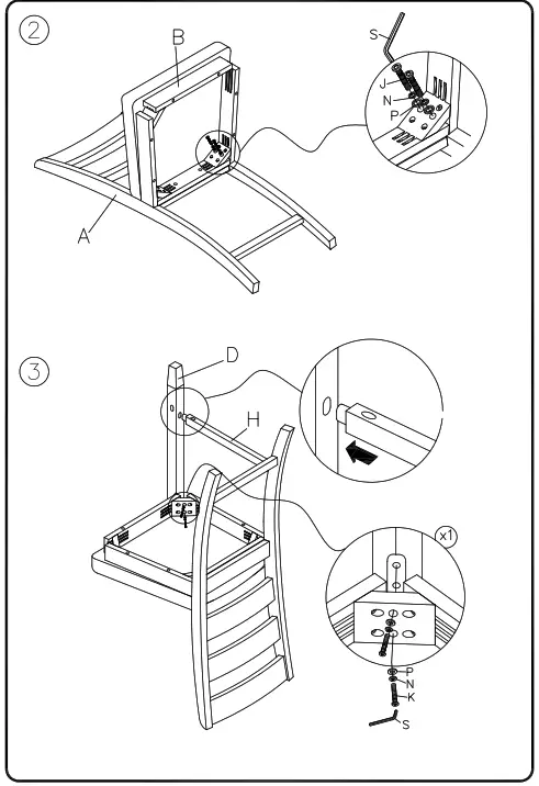 ASHLEY D397124 Rokane Counter Height Ladderback Bar Stool - 2