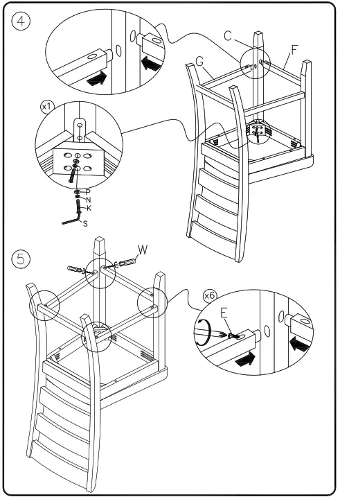 ASHLEY D397124 Rokane Counter Height Ladderback Bar Stool - 3