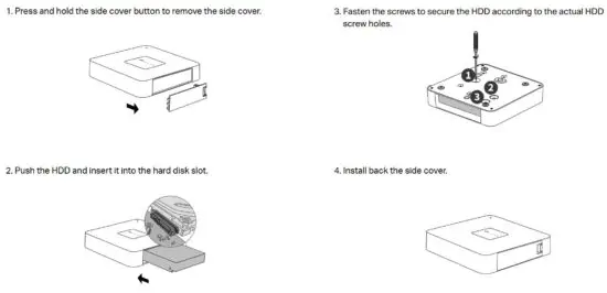 FIG 6 Hard Drive Installation