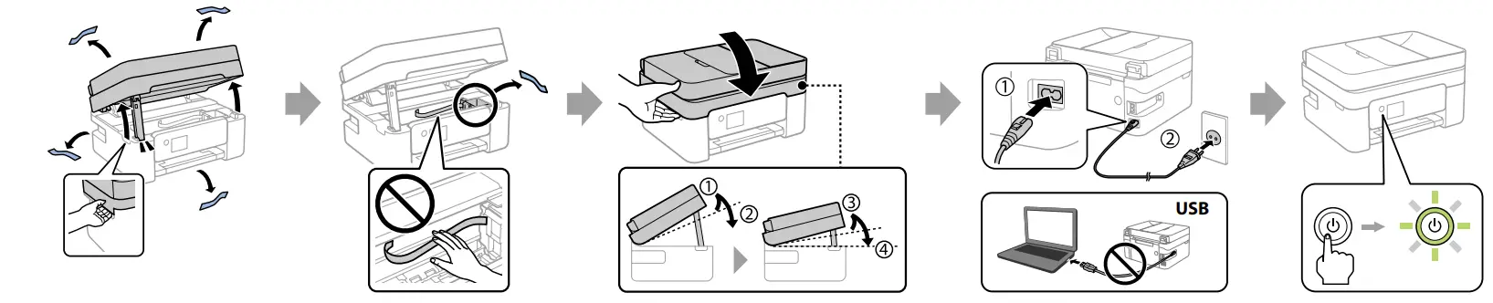 EPSON WF 2950 Series All in One Color Inkjet Printer - Fig