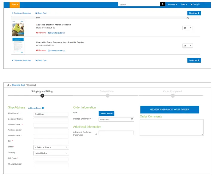 ZOLL MOM Laptop - Your Order