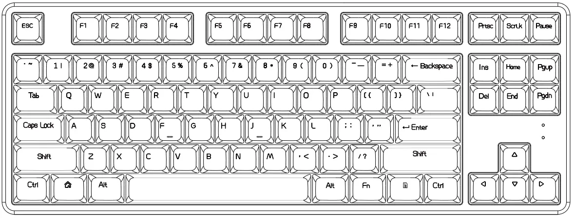 AJAZZ AK873 Mechanical Keyboard