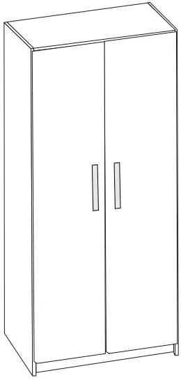 Doripel SP 4099 ARMÁRIO Multipurpose 2 Doors Ibiza